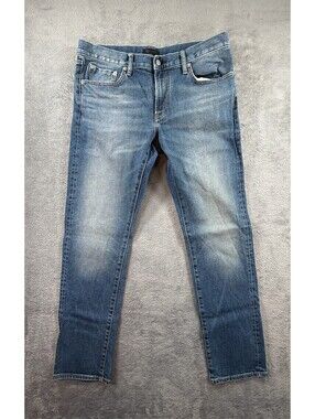 Uniqlo Men's Blue Denim Jeans Size 34x32